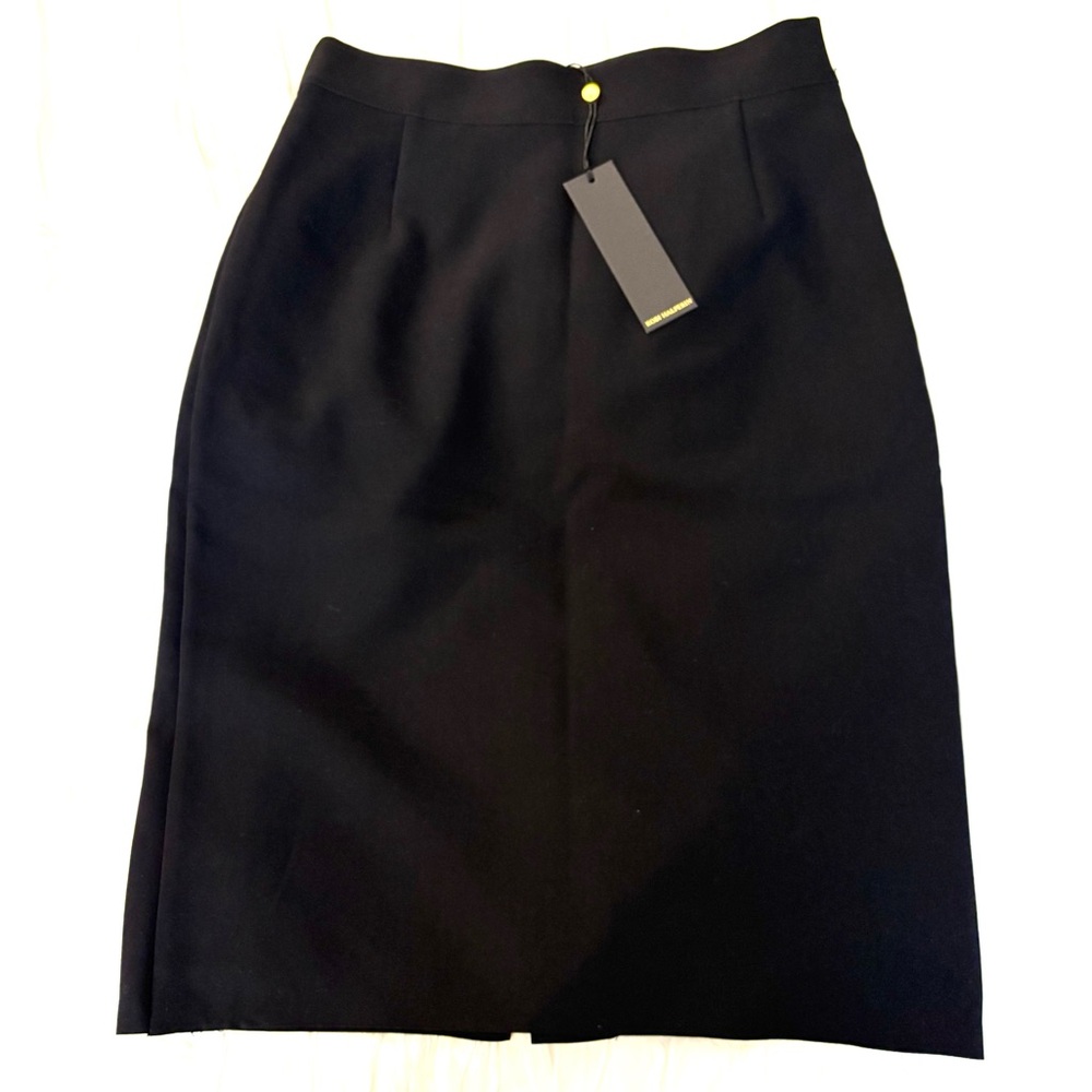 NWT- Kobi Halperin Classic Black Samantha Pencil Skirt